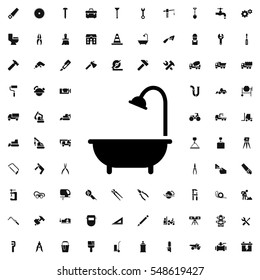 shower icon illustration isolated vector sign symbol