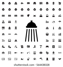 shower icon illustration isolated vector sign symbol