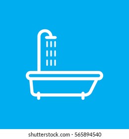 shower icon illustration isolated vector sign symbol