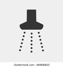 Shower icon illustration isolated vector sign symbol