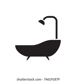 shower icon illustration isolated vector
