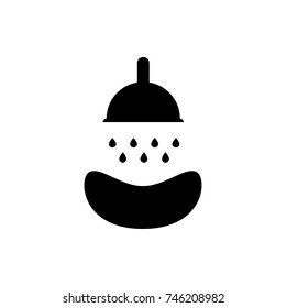 shower icon illustration isolated vector sign symbol