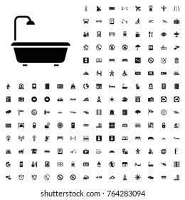 Shower icon illustration isolated vector sign symbol. airport icons set for web and mobile.