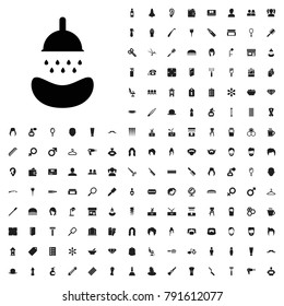 Shower icon illustration isolated vector sign symbol. editable barber icons vector set.