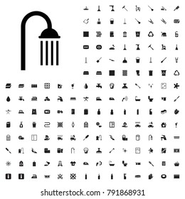Shower icon illustration isolated vector sign symbol. editable cleaning icons vector set.