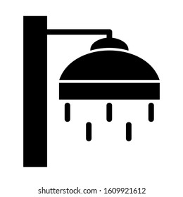shower icon isolated sign symbol vector illustration - high quality black style vector icons

