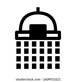 shower icon isolated sign symbol vector illustration - high quality black style vector icons
