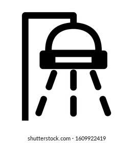 shower icon isolated sign symbol vector illustration - high quality black style vector icons
