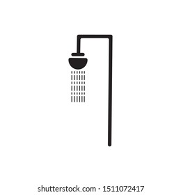 shower icon logo vector design