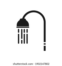 Shower icon on white background. Vector illustration.Eps 10