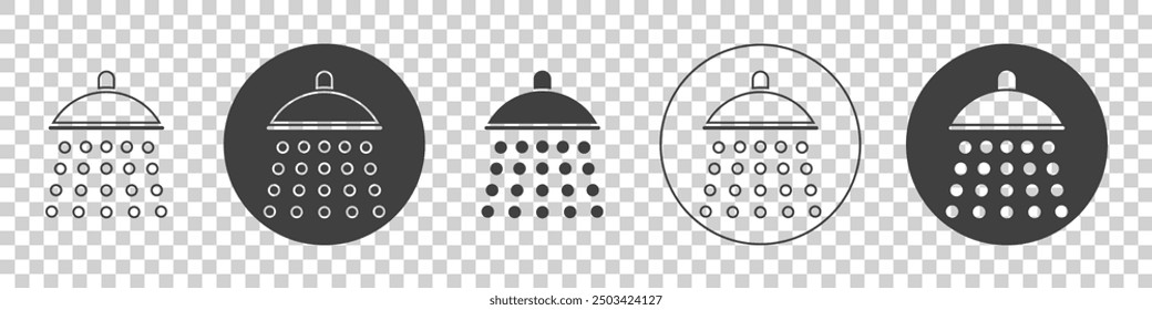 shower icon on a white background.
