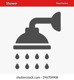 Shower Icon. Professional, pixel perfect icons optimized for both large and small resolutions. EPS 8 format.