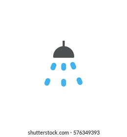 shower icon. sign design