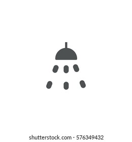 shower icon. sign design