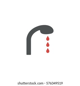 shower icon. sign design
