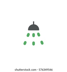 shower icon. sign design