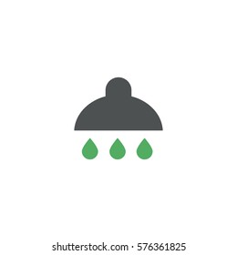 shower icon. sign design