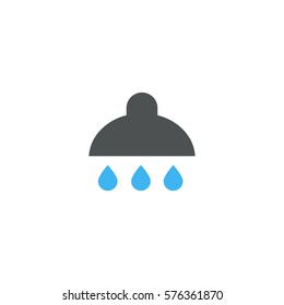 shower icon. sign design