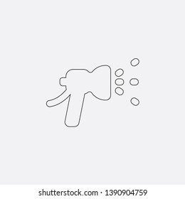 shower icon sign signifier vector