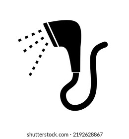 shower icon with simple design