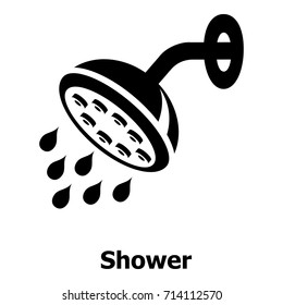 Shower Icon. Simple Illustration Of Shower Vector Icon For Web