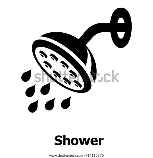 シャワーアイコン ウェブ用のシャワーベクター画像アイコンの簡単なイラスト のベクター画像素材 ロイヤリティフリー