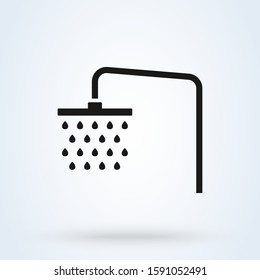 shower icon  Simple vector modern design illustration.