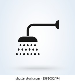 shower icon  Simple vector modern design illustration.