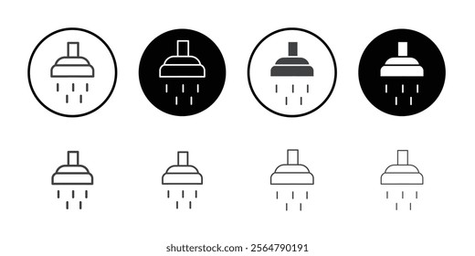 Shower icon simple vector symbol
