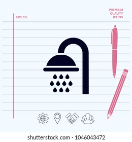 Shower icon symbol