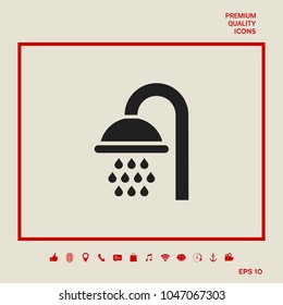 Shower icon symbol