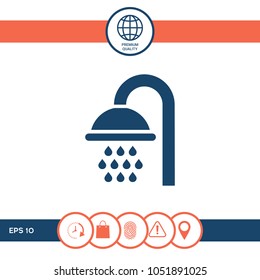 Shower icon symbol