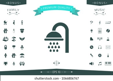 Shower icon symbol