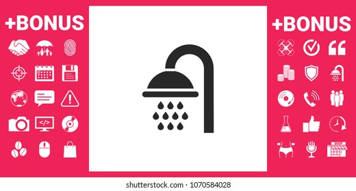 Shower icon symbol
