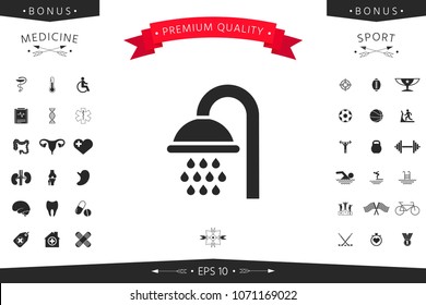 Shower icon symbol