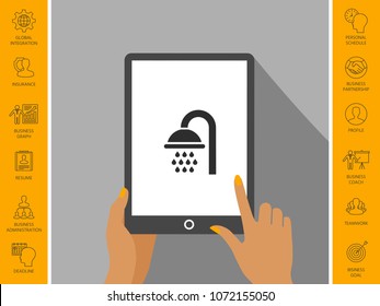Shower icon symbol