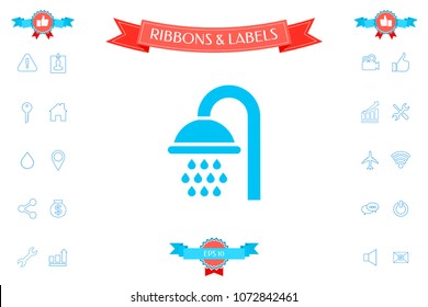 Shower icon symbol