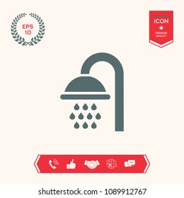 Shower icon symbol