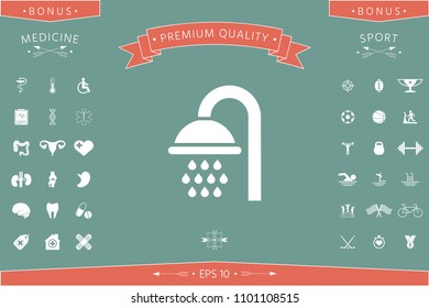 Shower icon symbol