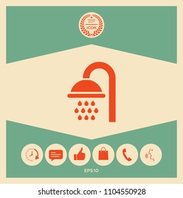 Shower icon symbol