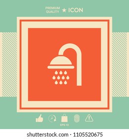 Shower icon symbol