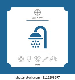 Shower icon symbol