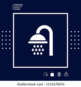 Shower icon symbol