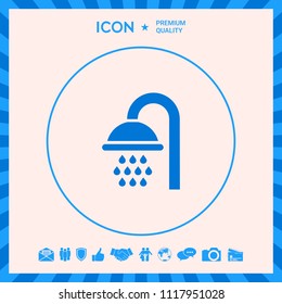 Shower icon symbol