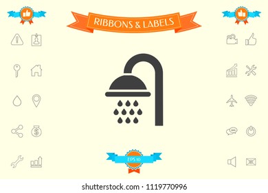 Shower icon symbol