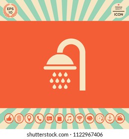 Shower icon symbol