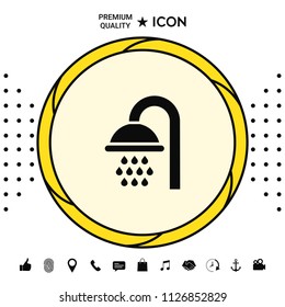 Shower icon symbol