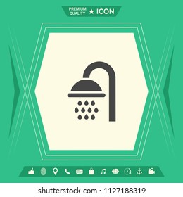 Shower icon symbol