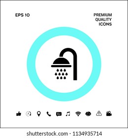Shower icon symbol