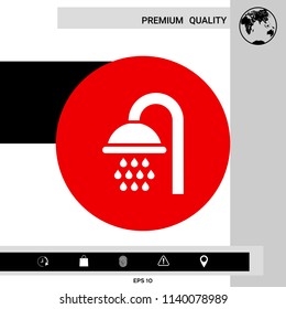 Shower icon symbol